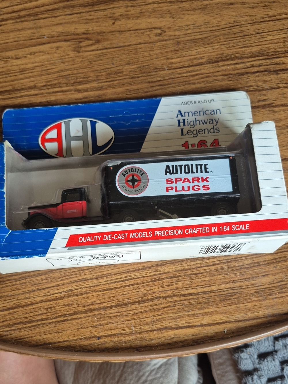 New American Highway Legends Autolite Spark Plugs Die-Cast Truck - Red/Black
